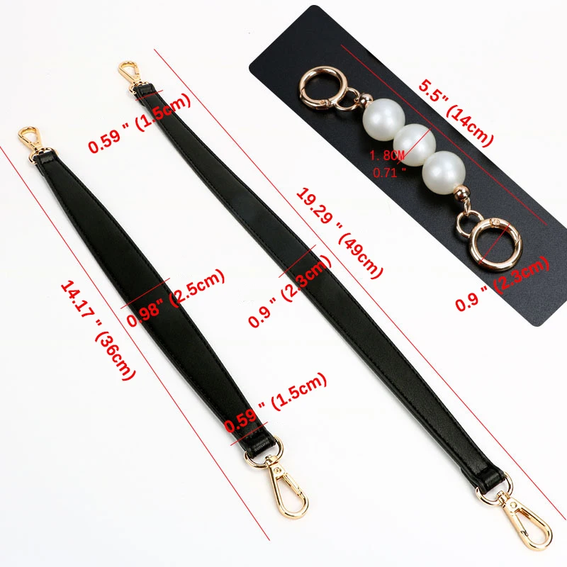 กระเป๋าสะพายไหล่ผู้หญิงสายคล้องไหล่หนัง PU สายคล้องมือแฟชั่นลูกปัดอุปกรณ์เสริมใต้วงแขนมือถือสายสั้น