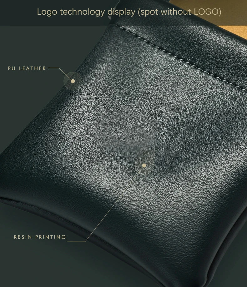 Oirlv 5 Stück Tragbare PU-Leder Schmuckbeutel mit Verschluss Aufbewahrungstasche für Ringe, Ohrringe, Halsketten Mehrfarbige Mini-Organizer – Detail 5