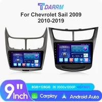 TDARRM Android Radio de coche para Chevrolet Sail 2009-2019 reproductor de vídeo Multimedia navegación estéreo GPS 4G Carplay Auto radio 2Din