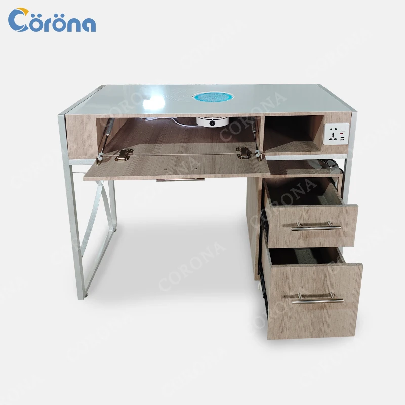 Manicure Table Nail Desk With Dust Collector For Salon Use - view 5