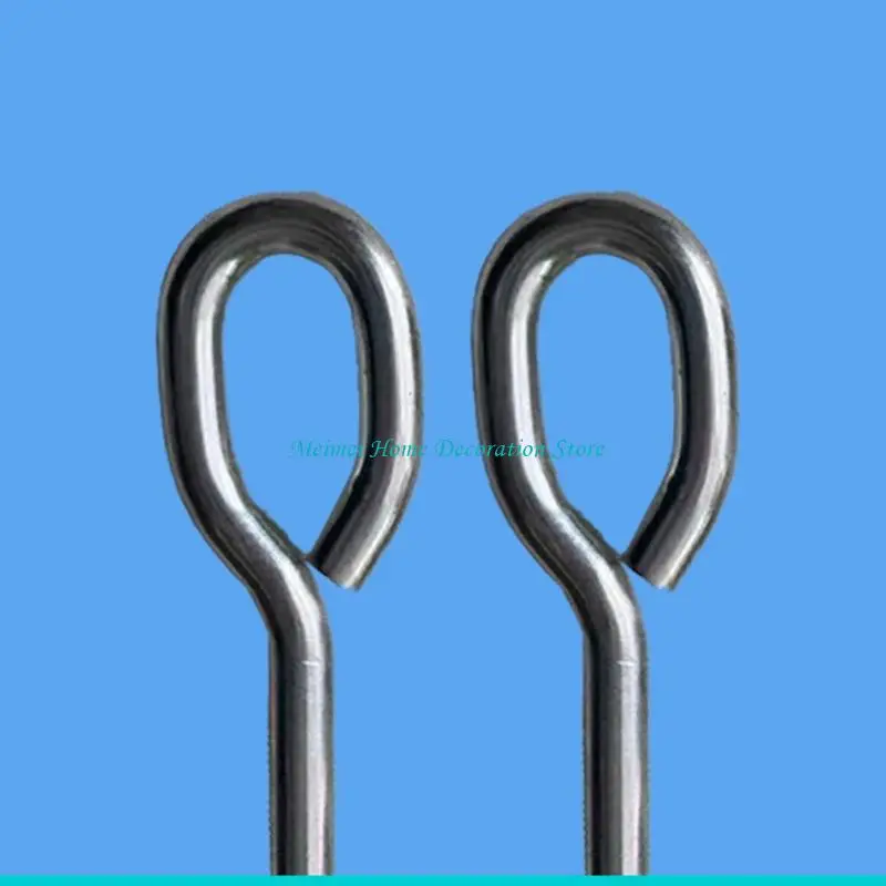 H7BF 2PCS AntiCorrosion Expansion Eye Bolts Eye Screws for Secure Outdoor Sunshade Mounting Awning Anchoring Accessories