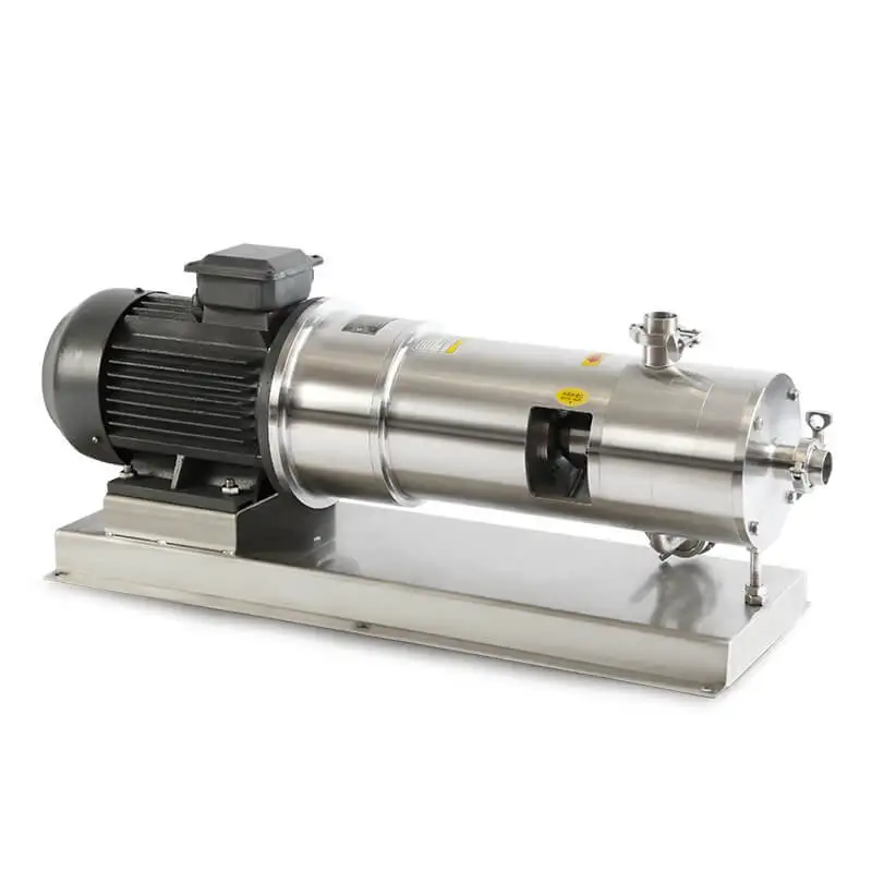 Stainless steel high-speed shearing three-stage pipeline type feed-liquid pipeline homogeneous mixed emulsion pump