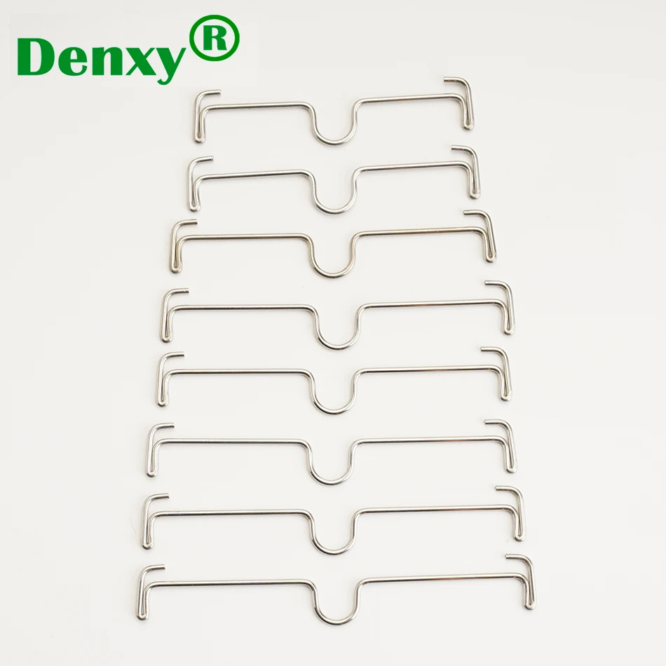 DENXY 10 Stück Dental-Kieferorthopädische Gaumenschienen für das Molarenband mit Lingualhülle, hochwertige Transpalatal-Stäbe – Detail 3