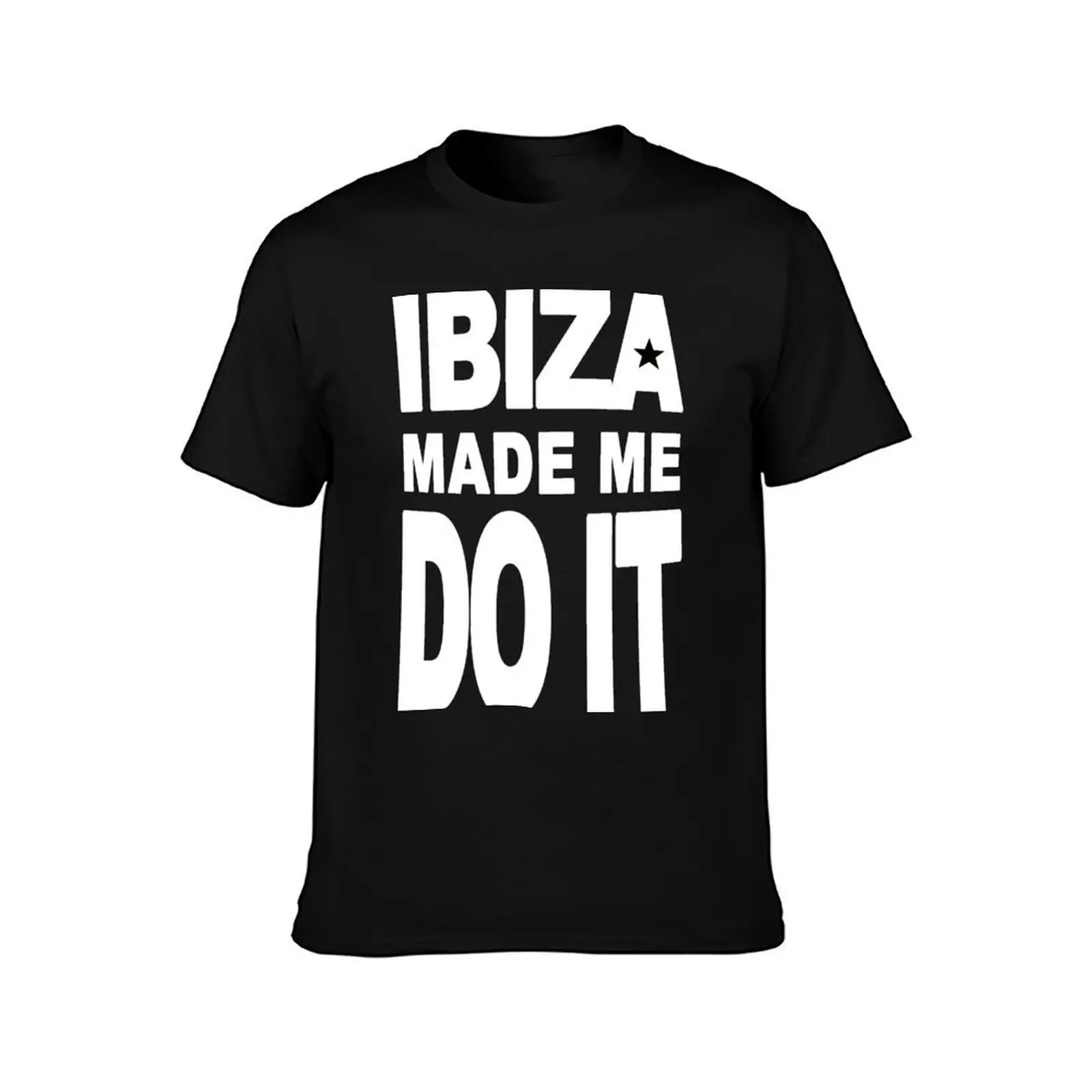 IBIZA MADE ME DO IT by IBIZA CLUBBERS T-Shirt Outdoor Sports Short Sleeve Top T-Shirt
