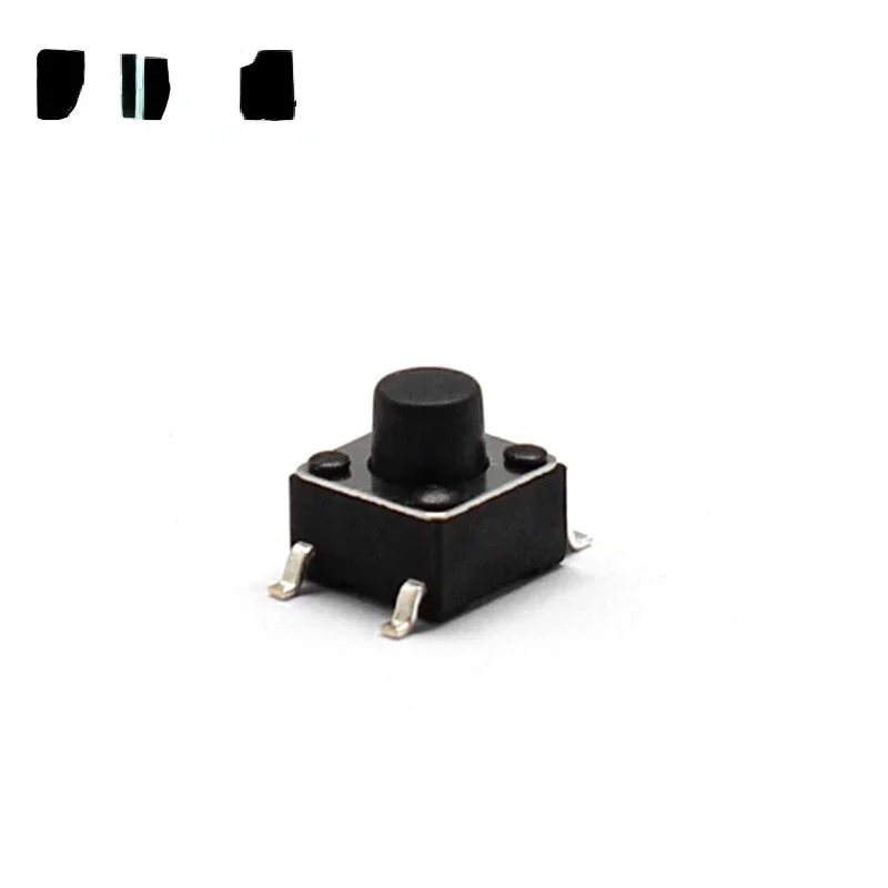 1000PCS 6X6X6MM Tact Switch Push Button Switch 12V Copper 4PIN  Micro Switch For TV/Toys/home use Button