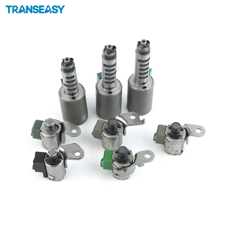 

8PCS AW55-50SN Complete Transmission Valve Body Solenoids Fits for Nissan Volvo Saab Chevrolet AW55-51SN AF33-5 - RE5F22A