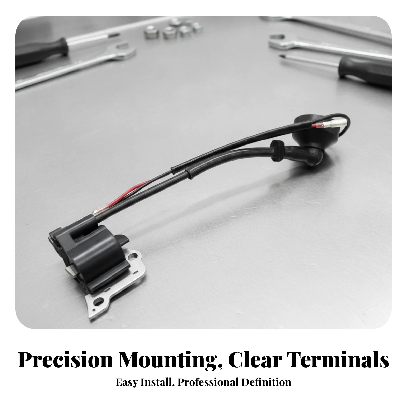 Ignition Coil Assembly Insulated Ignition Coil with Ignition Terminal Plug Boot Plug Boot Weather Tight Part Silicone
