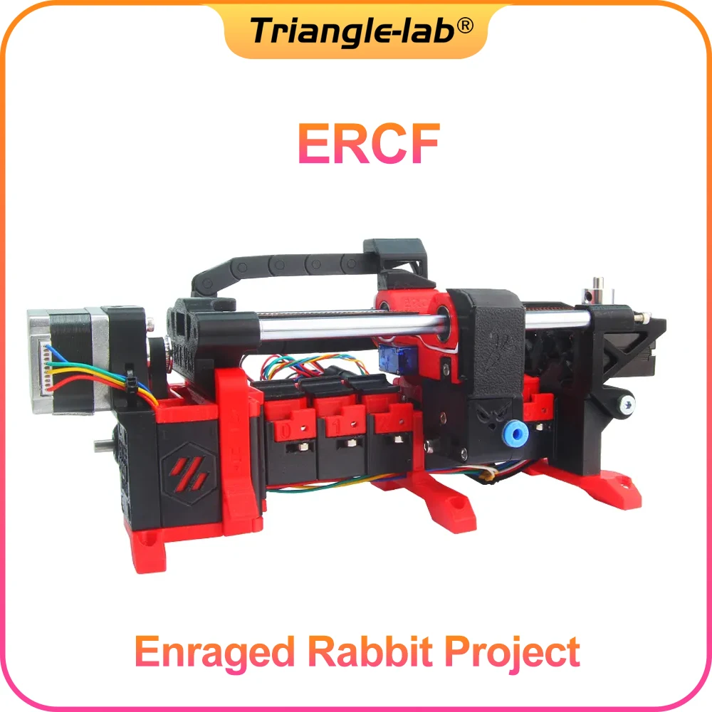 C Trianglelab Trident Mmu Kit Enrager Rabbit Carrot Feeder Ercf Ercp Easy Brd V1.1 Multi Material for 3D Printer Voron EXTRduer