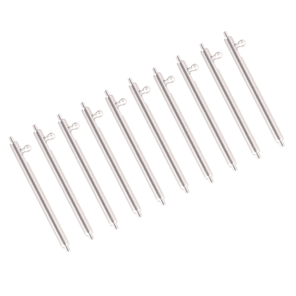 30 Uds. De eslabones de correa de acero inoxidable de 1,8x23Mm, barras de resorte duraderas para fácil reemplazo de correa de reloj, herramienta de reparación Diy de liberación rápida