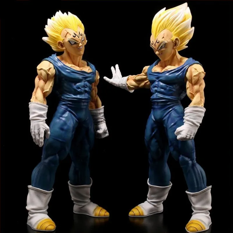 

38cm Dragon Ball Z Majin Vegeta GK Anime Figure Super Saiyan PVC Statue Action Figurine Collectible Model Doll Decor Toy Gift