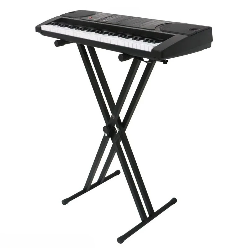 Black X-shaped double-tube keyboard bracket replacement bracket and bracket products