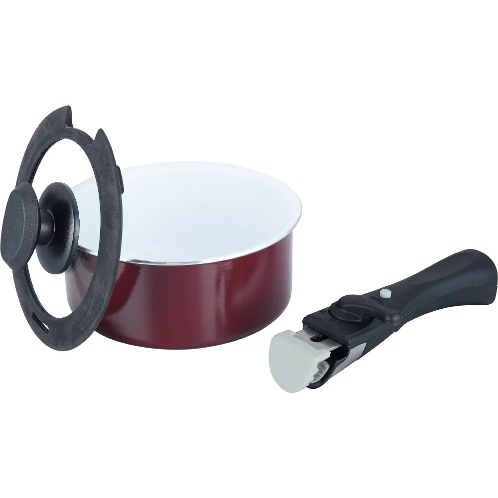 High Quality Ceramic Non-stick Milk Pan With Detachable Handle