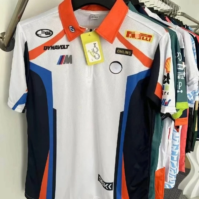 

2025 NEW For BMW GP Team Replica T-shirt F1 Racing Team Polo Shirt Summer Men Women Quick Drying Breathable Jersey