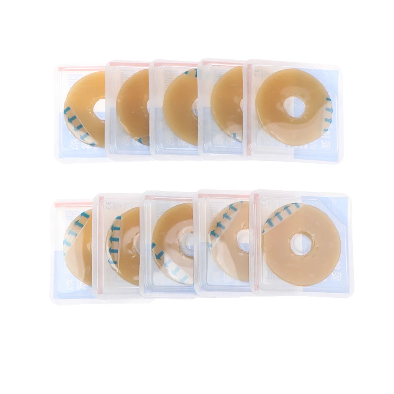 

10pcs Leakage-proof Ostomy Paste Ring To Protect Skin~ Ostomy Paste Ring Baseplates Stoma Care Products