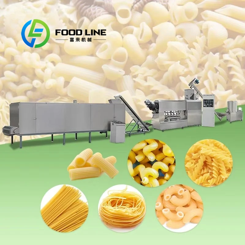 Stainless Steel Pasta Extruder Plant for Spaghetti Macaroni Noodle Processing Line with Full Automation Customize