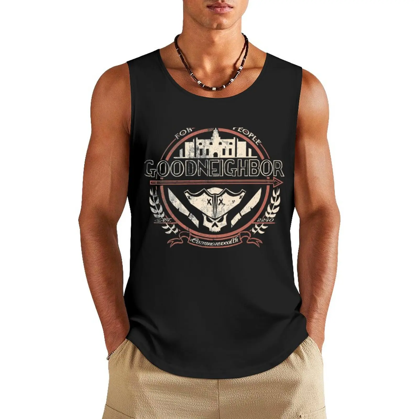 Goodneighbor Tank Top sports t-shirts for men fitness clothing for men