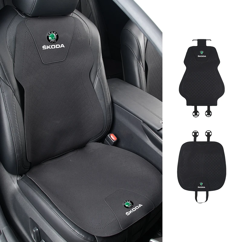 Car Seat Breathable Cushion Backrest Seat Protector Cover Accessories For Skoda Octavia Rapid Kodiaq Superb Derivative Karoq Fab
