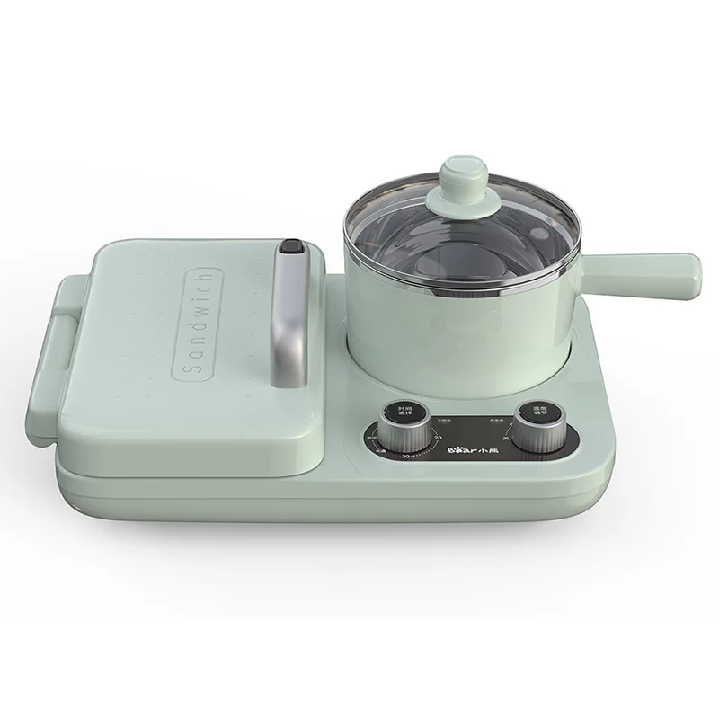 

Bear breakfast maker, sandwiches, toaster, bread electric cake pan, multi-function, pancakes with cooking pan
