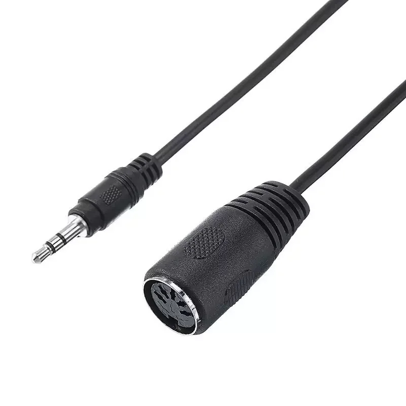 DIN 5pin To 3.5mm Cable 5Pin DIN Female To 3.5MM Male SmartPhone AUX Headphone Stereo Jack Adapter Input Cable 0.5M 1M 1.5M