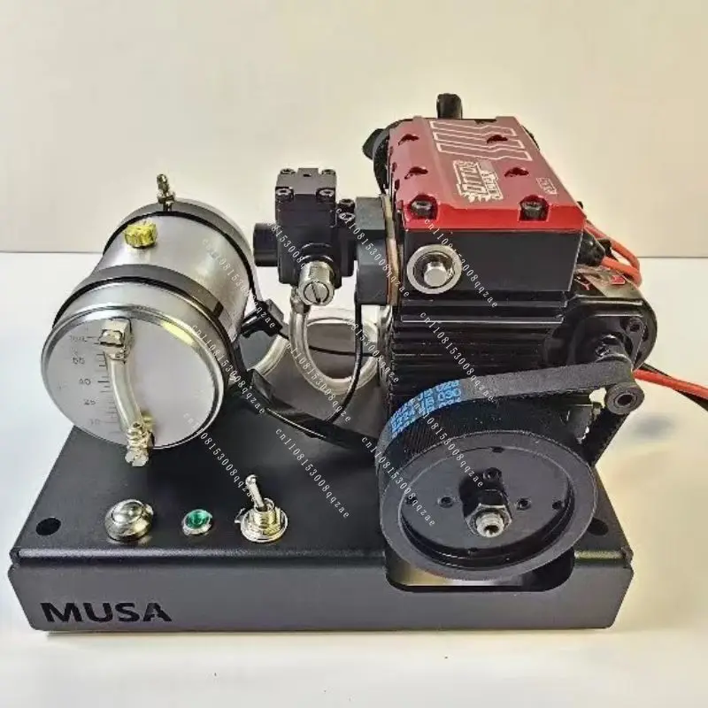 Double-cylinder Engine All-metal Assembly Model 25% Nitro Fuel Miniature Mini Engine Mechanical Toy Assembly Gift