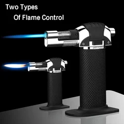 New Outdoor BBQ Torch Turbo Cigar Lighter Spray Gun Jet Butane Lighter For Kitchen 1300 C Fire Windproof Lighter No Gas