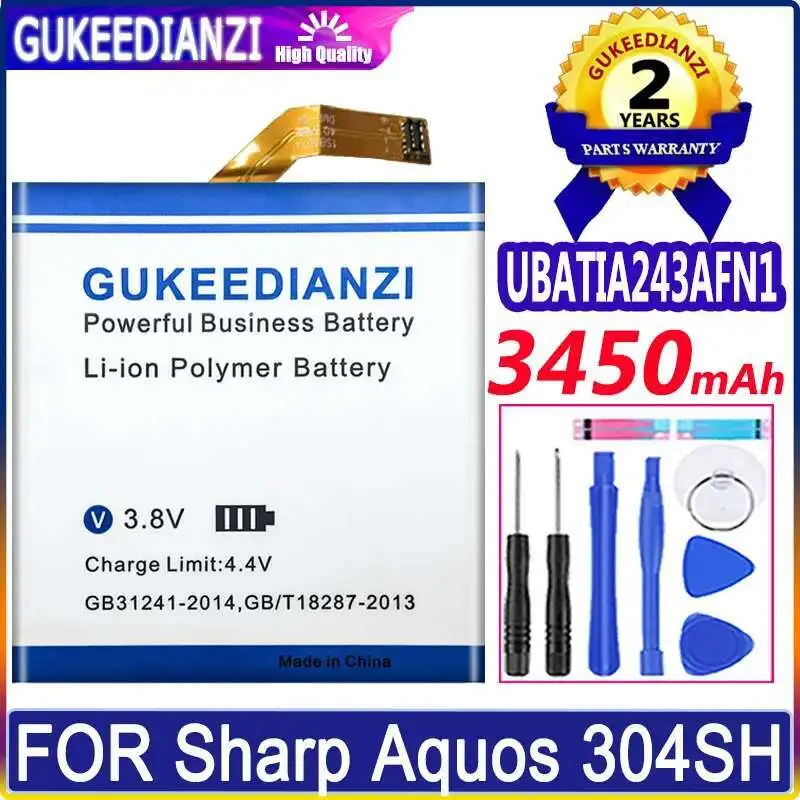 

For Sharp Aquos 304SH UBATIA243AFN1 Mobile Phone Battery Safe 3450Mah