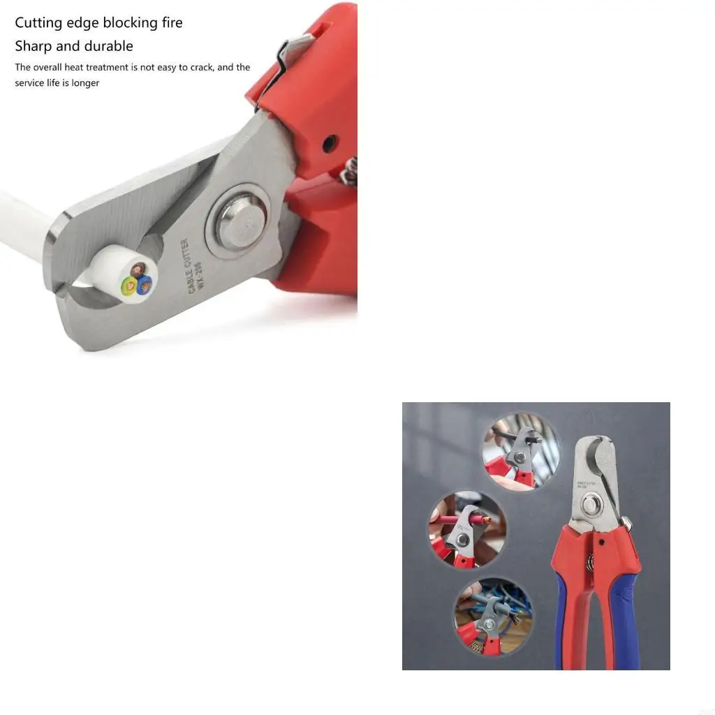 

203C Electronics Wire Cutter 6.7Inch Wire Cable Cutting Pliers Shear Cuttter Electronic Wire Scissors WX-206