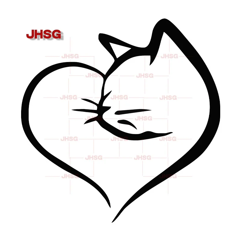 

Cat Love Stickers, Cute Car Window Stickers, Suitable for Cars, Trucks, Walls, Laptops, Windows, Motorcycles, Fenders