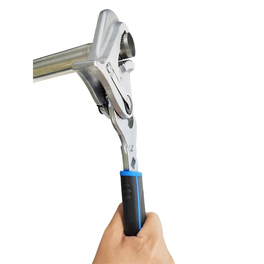 Self-tightening Pipe Wrench Two-speed Adjustment Dual Mechanism Self-locking Mechanism Wide Jaw Pipe  Self-tightening