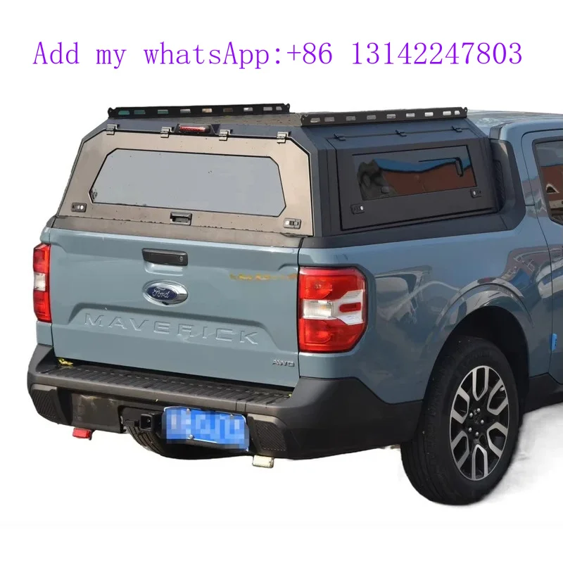 

Deluxe Waterproof Pickup Canopy Camper Shell Truck Topper For Maverick