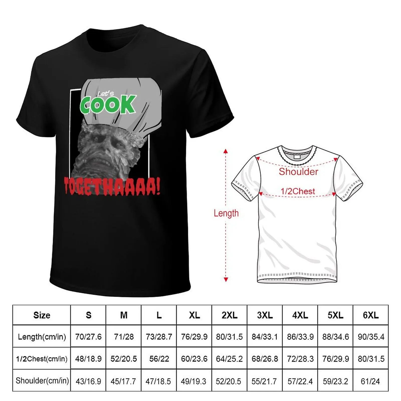 Rykard Meme, Let′s Cook, Togethaaaaa! T-Shirt Classic Print Short Sleeve Shirt