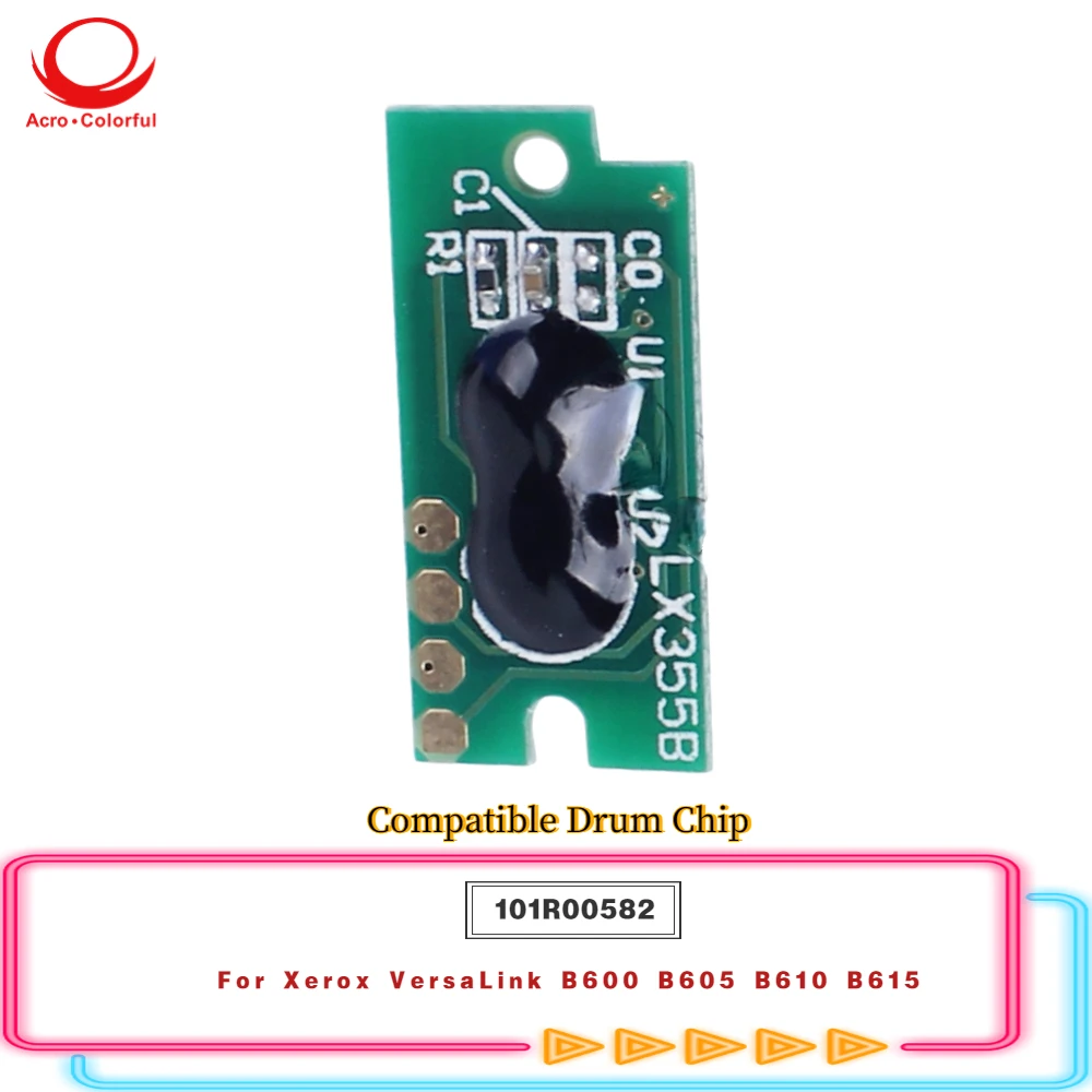 

Совместимый чип барабана 60K 101R00582, применяется к картриджу Xerox VersaLink B600 B605 B610 B615 для лазерного принтера копировальной машины