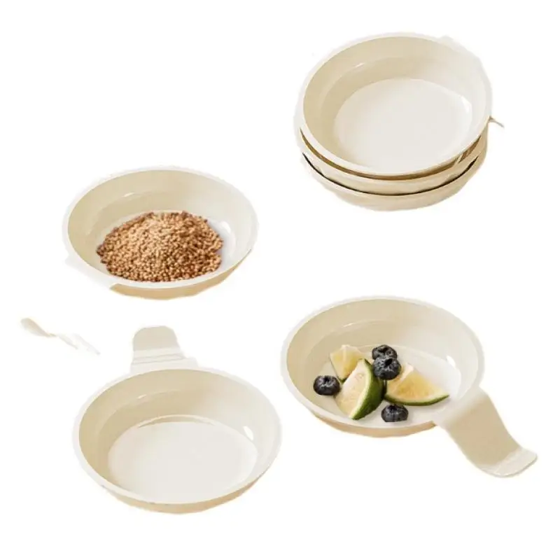 

Бытовая кухня, креативная пластиковая круглая тарелка с соленой капустой, посуда для закусок, блюдо для приправ, блюдо для приправ