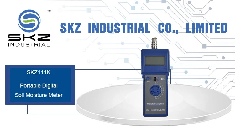 SKZ111K 0-80% digital moisture tester humidity analyzer meter sensor for soil sand mound