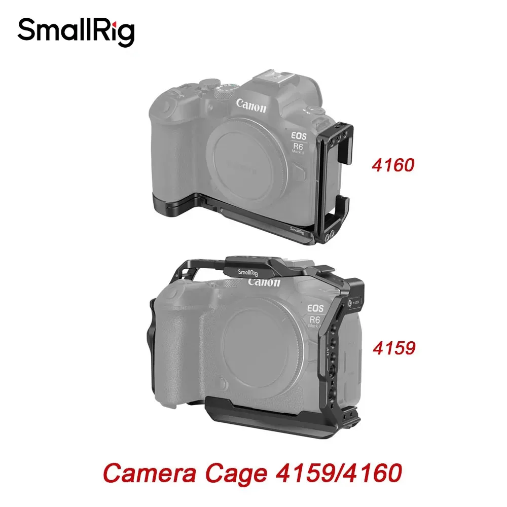 

SmallRig Camera Cage for Canon EOS R6 Mark II ,L-Bracket for Canon EOS R6 Mark II/ R5/R5C/R6 L-Shape Mount Plate Quick-release