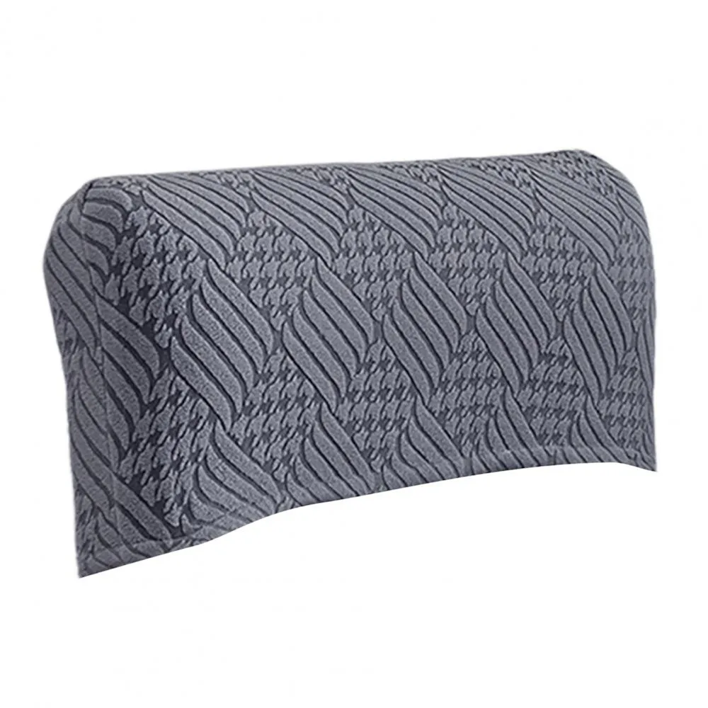 Dust-proof Chair Back Cover High Elasticity Solid Color Backrest Protector Comfortable Executive Chair Half Cover