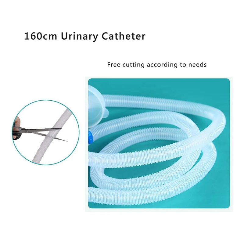 

Писсуар Пляшка для писсуара Портативные писсуары для мужчин и женщин Бутылка для мочи 2000 мл Мужской горшок с защитой от разливов Бутылка для мочи с длинной трубкой 63 дюйма