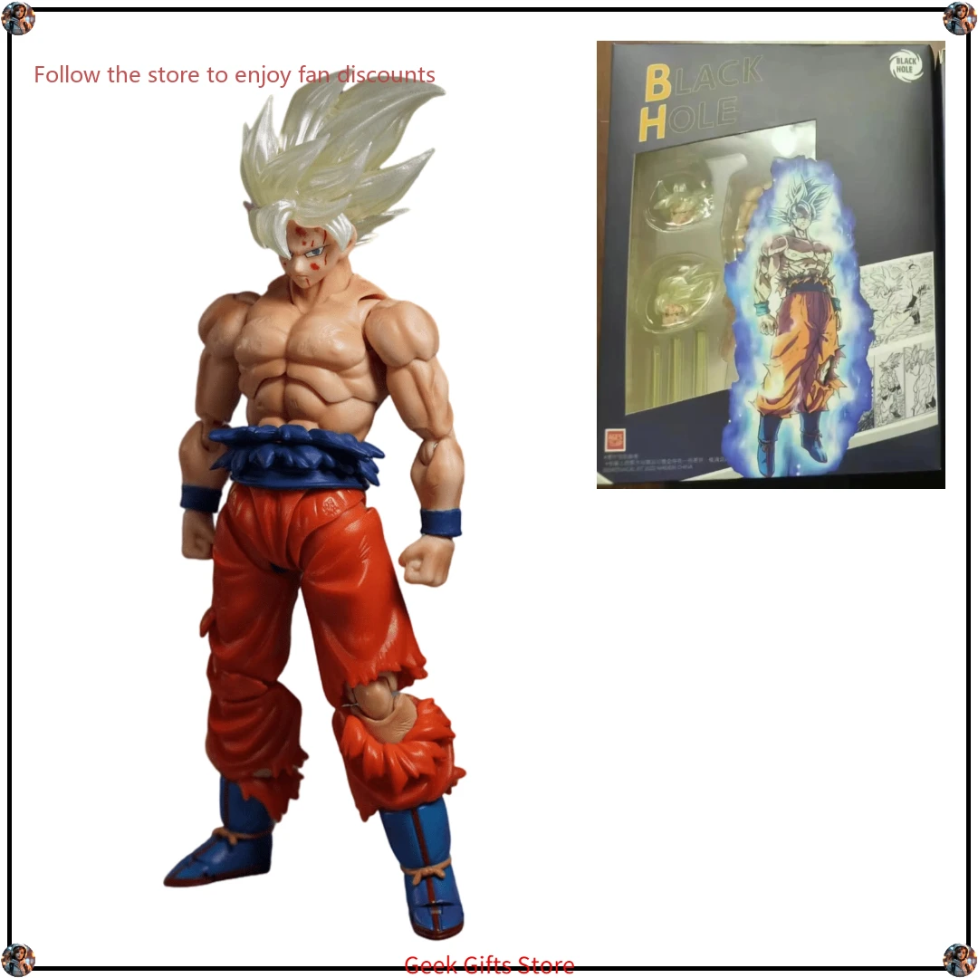 

In Stock Black Hole Toys Dragon Ball SHF Ultra Instinct Bleed Son Goku Anime Action Figures Toys Collection Gifts