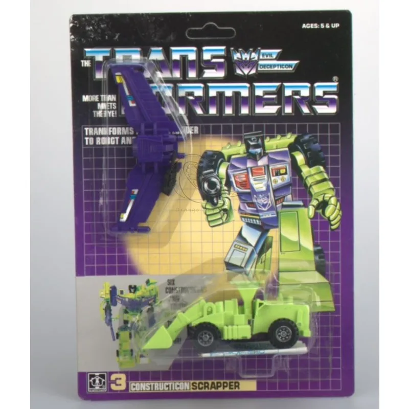 Disponibile Transformers giocattoli versione USA G1 84-86 KO Scrapper Modello Collezione di robot Action Figure Toy Gift Hobby