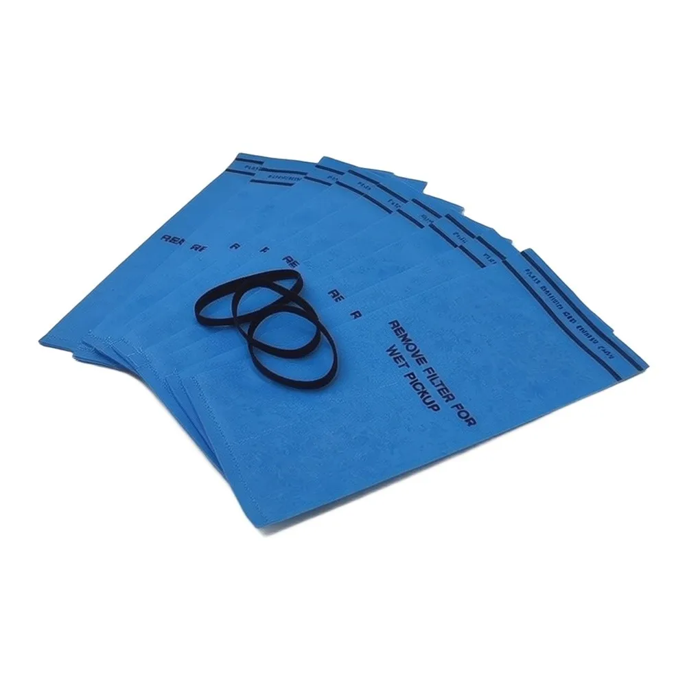12 Piece Dust Bag Set Compatible with For Craftsman 9-38737 and For MultiFit VF2000 Vacuum Cleaners Blue 24 cm x 14 cm