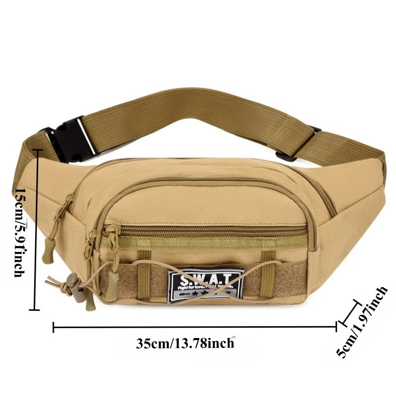 Camouflage mountaineering fanny pack men and women fashion trend running sports cell phone bag riding shoulder crossbody bags