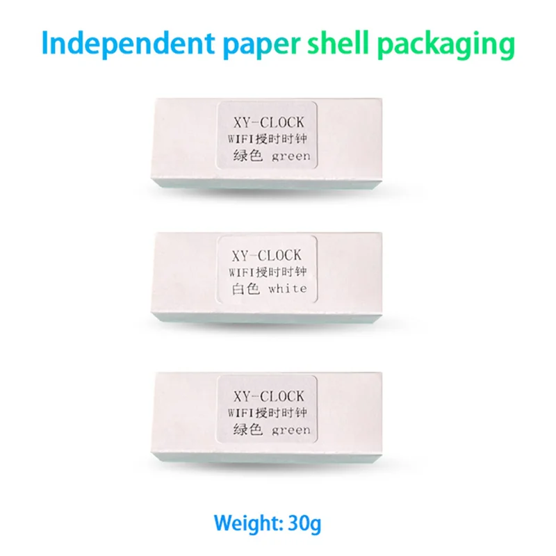 AS95-3X Wifi Time Service Clock Module Automatic Clock DIY Digital Electronic Clock Wireless Network Time Service White