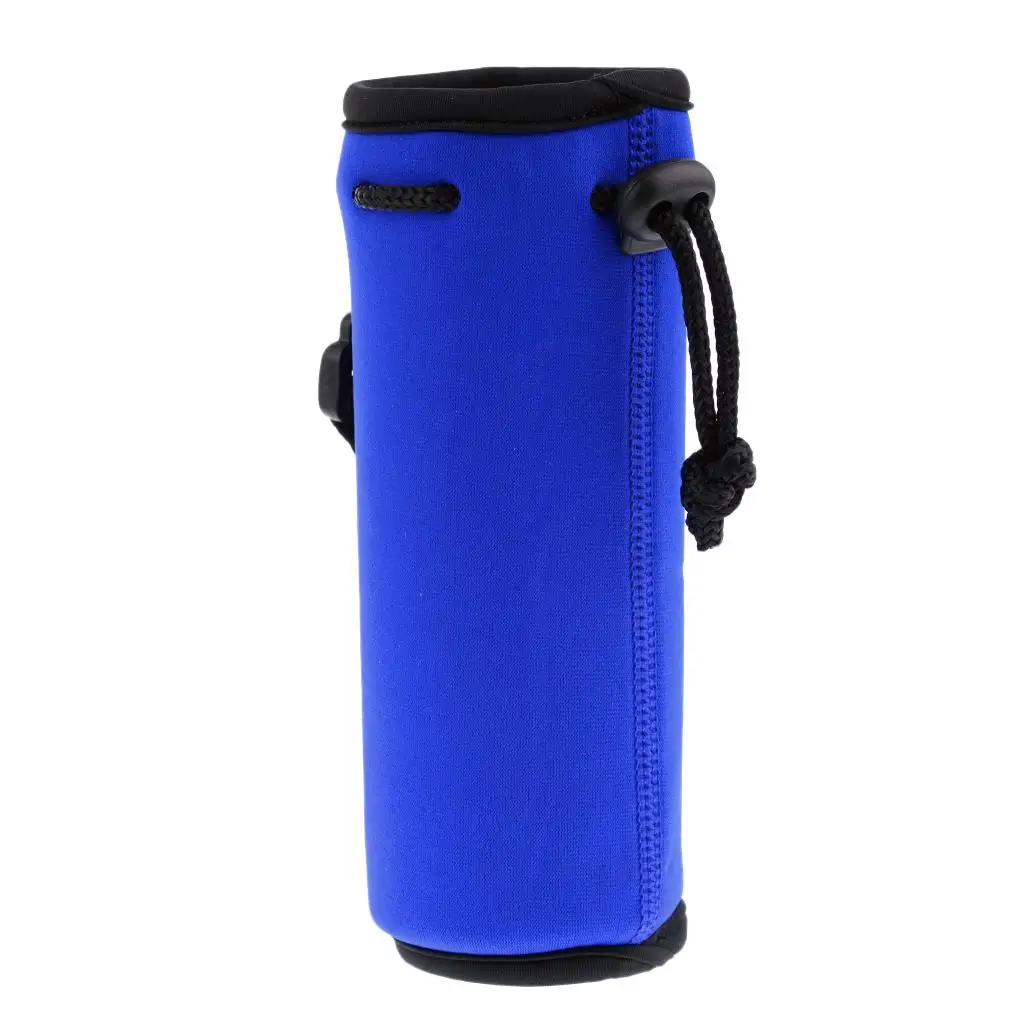 Neoprene Water Bottle Cooler Sleeve Portable Holder Pouch Belt Clip Cycling Bottle Holder Accessory for Hiking and Travel