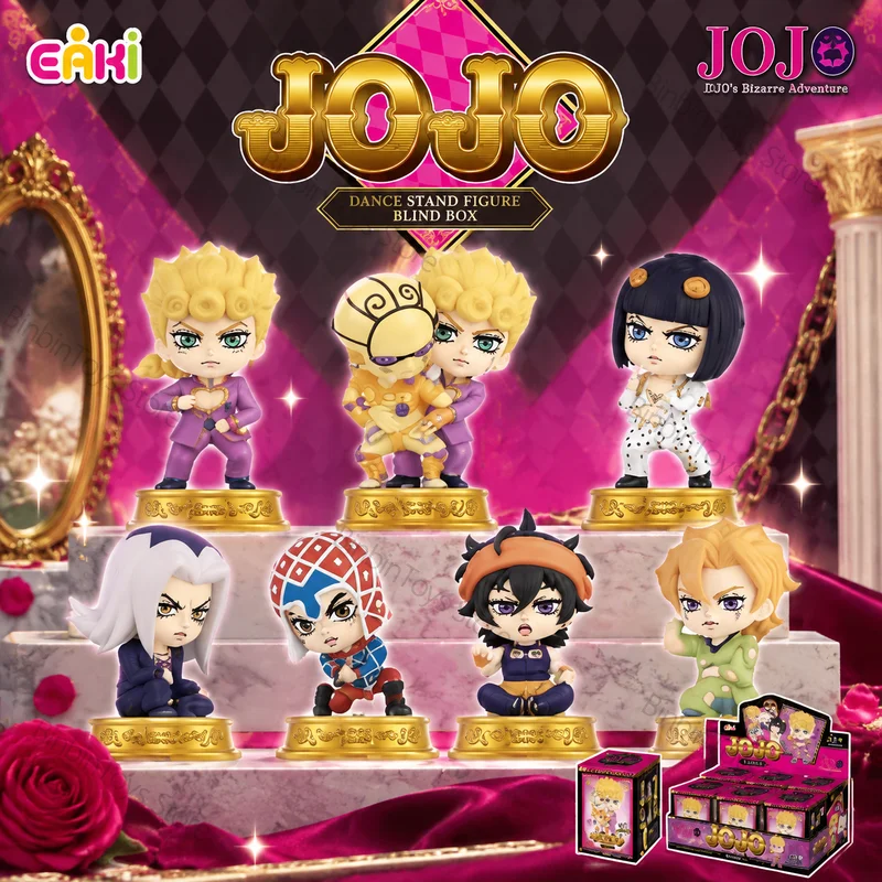 Neue Eaki Jojo's Bizarre Adventure Golden Wind Stage Series Figuren-Blindbox aus PVC auf Lager – Sammlerstück, Überraschungsspielzeug, Geschenk für Fans