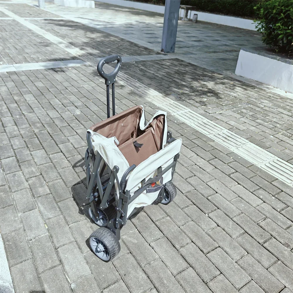 Newly Upgraded The World's First Remote-controlled Electric Camper Small Outdoor Travel Cart Parent-child Shopping Storage