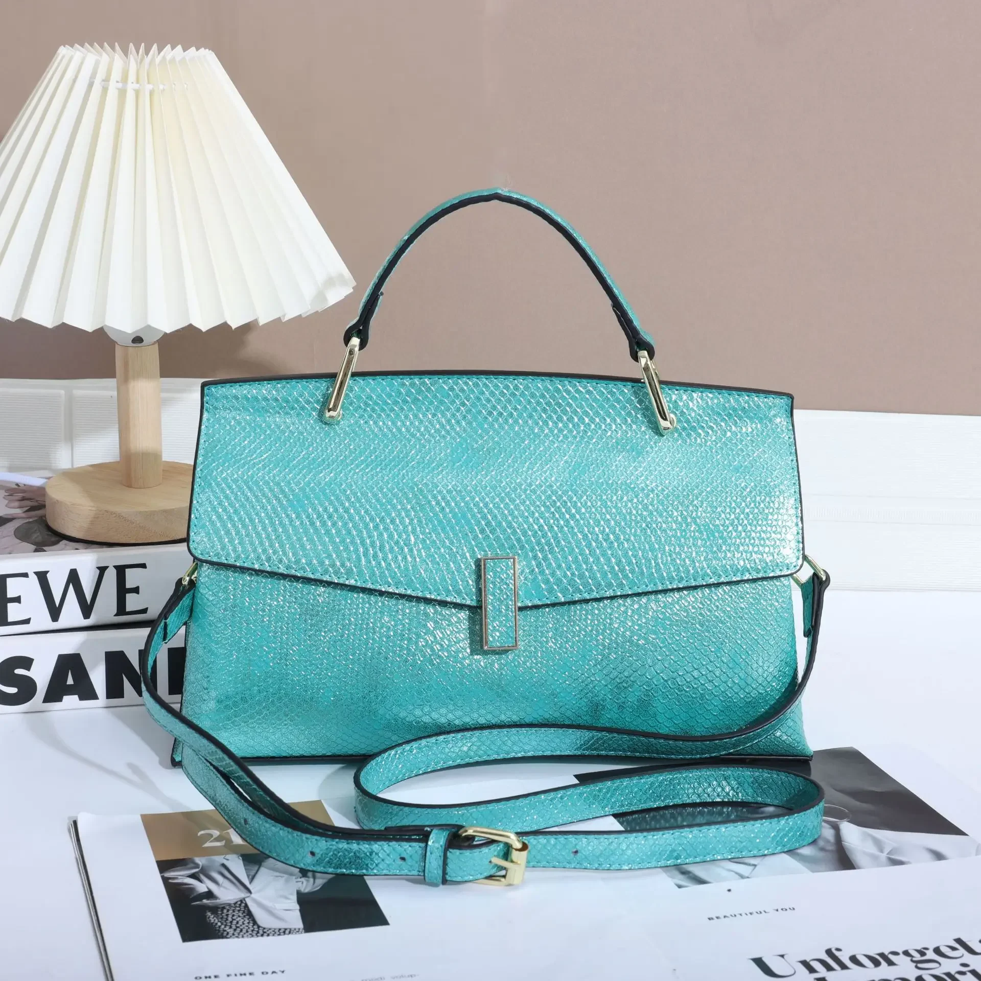 Women Top Handle Satchel Fashion Ladies Shoulder Bag Tote Purse Messenger Bags High Quality PU Leather Handbags Designer