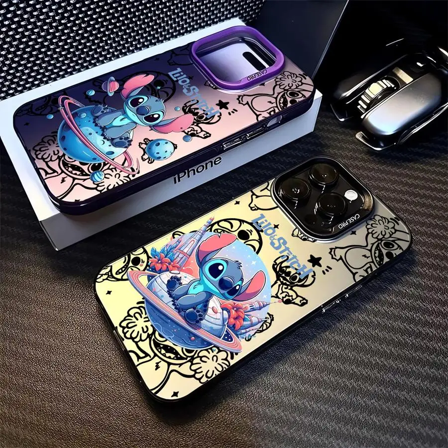 Disney Stitch Planet Phone Case for Apple iPhone 15 Plus X 12 Pro 11 Pro Max XR 13 XS Max 16 14 Pro 13 Pro 12 TPU Soft Cover