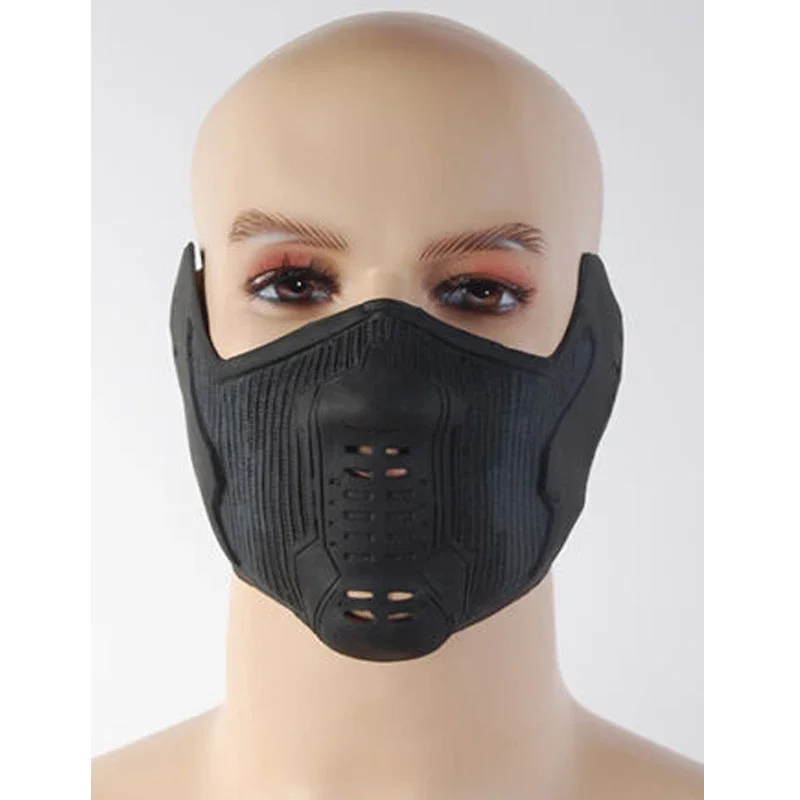 SN55Cosplay America 2 Maschera da soldato invernale James Buchanan Bucky Barnes Cosplay Maschera in lattice Costume di Halloween per adulto Carvina $ @ 1w