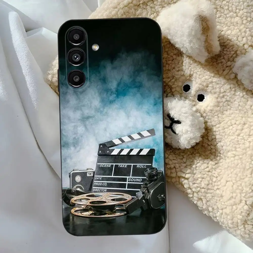 حافظة هاتف لفيلم كلابر بورد لهاتف سامسونج S24,23,22,30,21,10,9,Ultra,Plus,Lite,FE,5G حافظة سوداء ناعمة