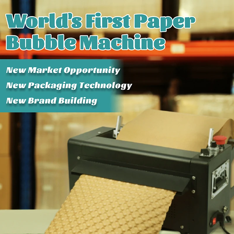 اختراع الشركة المصنعة المهنية التلقائي صنع وسادة وسادة التعبئة والتغليف الفراغ ملء كرافت آلة تغليف الفقاعات الورقية